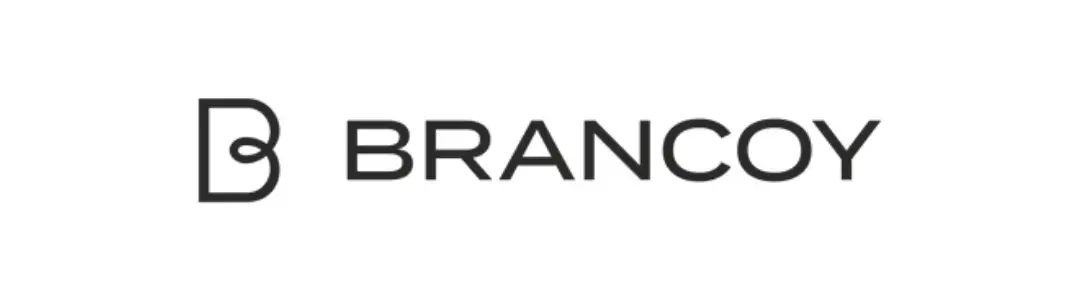 Brancoy Logo mustana