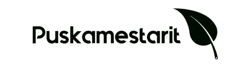 Puskamestarit logo mustana