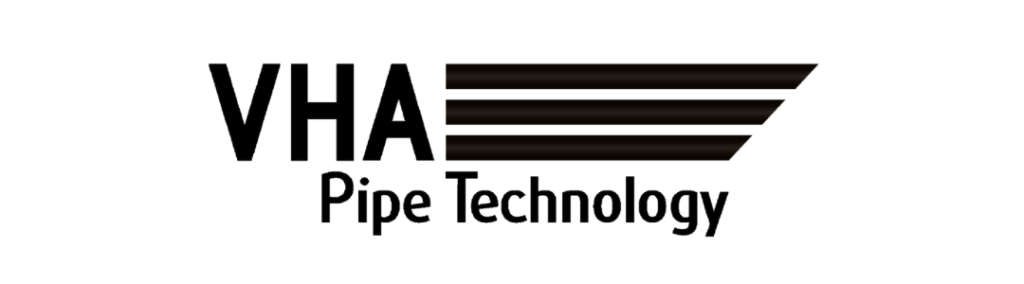 VHA Pipe Technology logo mustana