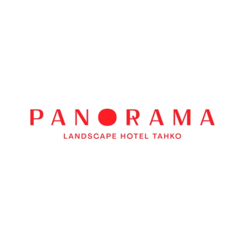 Logo panorama landscape hotel